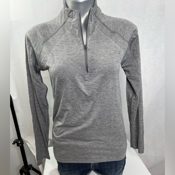 lululemon athletica Tops - Lululemon Gray Quarter-Zip Women's Exercise Top